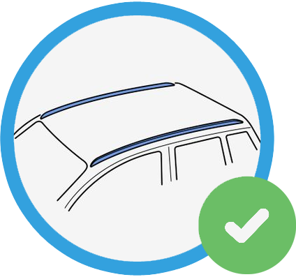 Raised Rail Roof Rack Fits  MG EHS 5-dr SUV, 2025 on with Flush Rails