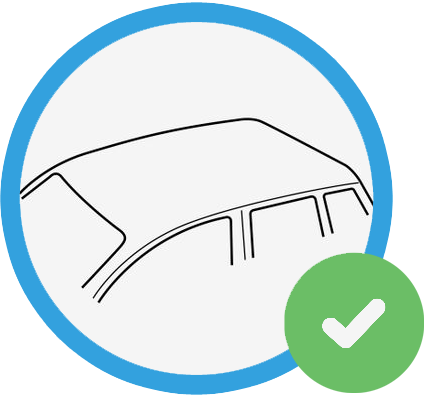 Raised Rail Roof Rack Fits  AUDI A3 3-dr Hatchback, 2003 - 2012 with Normal Roof