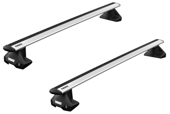 AUDI A3 WingBar Silver Evo Thule Roof Rack