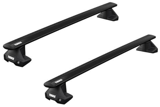 AUDI A3 WingBar Black Evo Thule Roof Rack