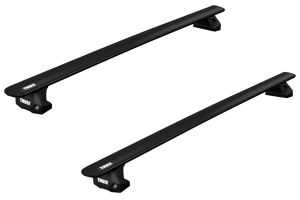 Thule WingBar Black Evo System FIAT Doblo 4-dr Van, 2023 on with Fixed Points