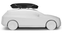 Thule Moton 3 XXL- Mounted on a car roof rack