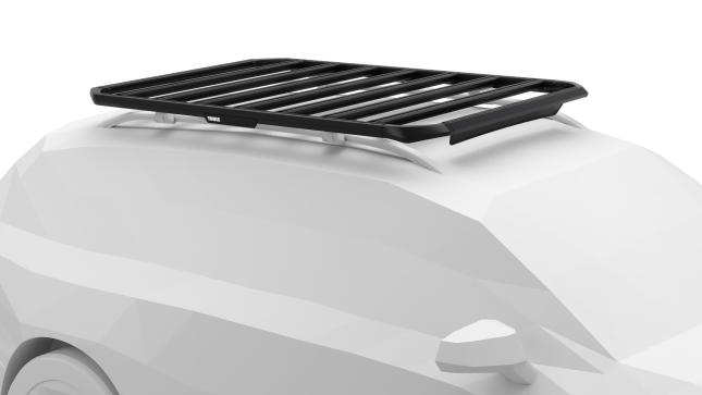 Thule Caprock Roof Mounted Cargo Platform In Size 1290x1900 Fitted To An SUV