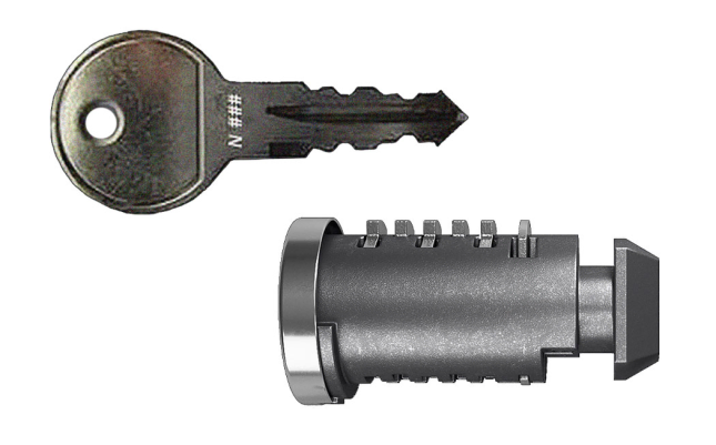 Thule Cylinder Barrel Lock & Key Set Replacement From Car Roof Boxes UK