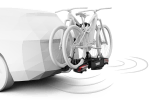 Thule Epos 2 Bike Carrier Loaded With 2 Heavy E-BIkes