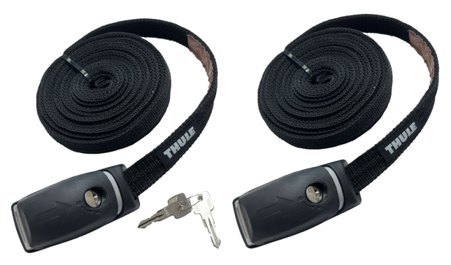 Thule Lockable Roofrack Cam Straps With Key Entry For Sale At Car Roofboxes UK