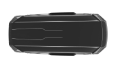 Thule Motion 3 L -Black Glossy - Top Down View To Show Aerodynamic Shape