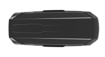 Thule Motion 3 XL Low - Top down view showing the aerodynamic shape of this cargo roof box