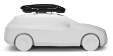 Thule Motion 3 XL roof box on car