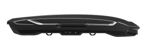 Thule Motion 3 XXL Low  - Side on view to show SlideLock and PowerClick Hardware