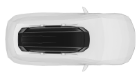 Thule Motion 3 XXL - Top down view mounted on a roof rack