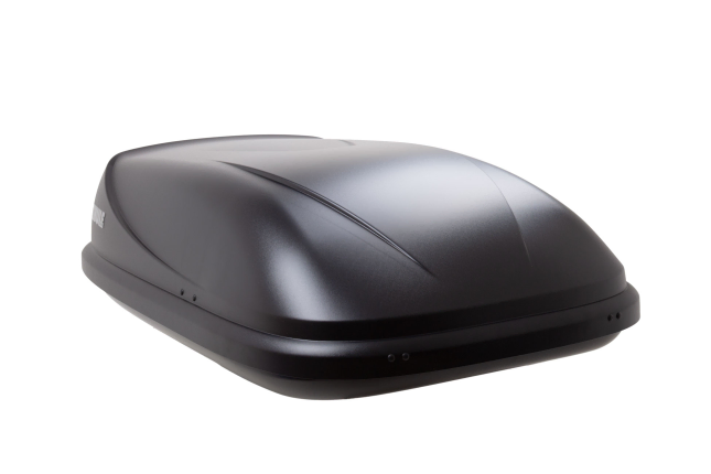 Thule Ocean S - Front Angle Closed Small Roof Box On Sale At Car Roof Boxes UK Norfolk