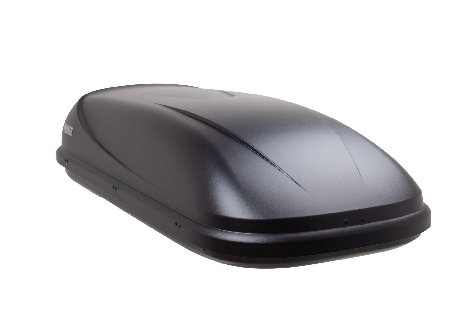 Thule Ocean M - Front Angle View For Medium Or Large Size Cars On Sale At Car Roofboxes UK Colour Swatch