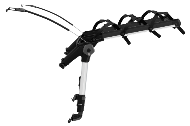 Thule OutWay Hanging 3 Bike Carrier, Adjustable And Compact Boot Mounted Cycle Carrier For 3 Bikes