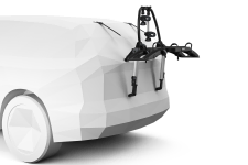 Thule OutWay Platform 2 Bike Raised Rear Carrier Fitted Onto The Rear/Boot Of A Vehicle