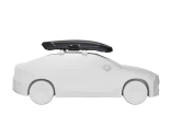 Thule Vector Alpine Snowsports Roof Box Carrier Fitted Side View For Sale UK