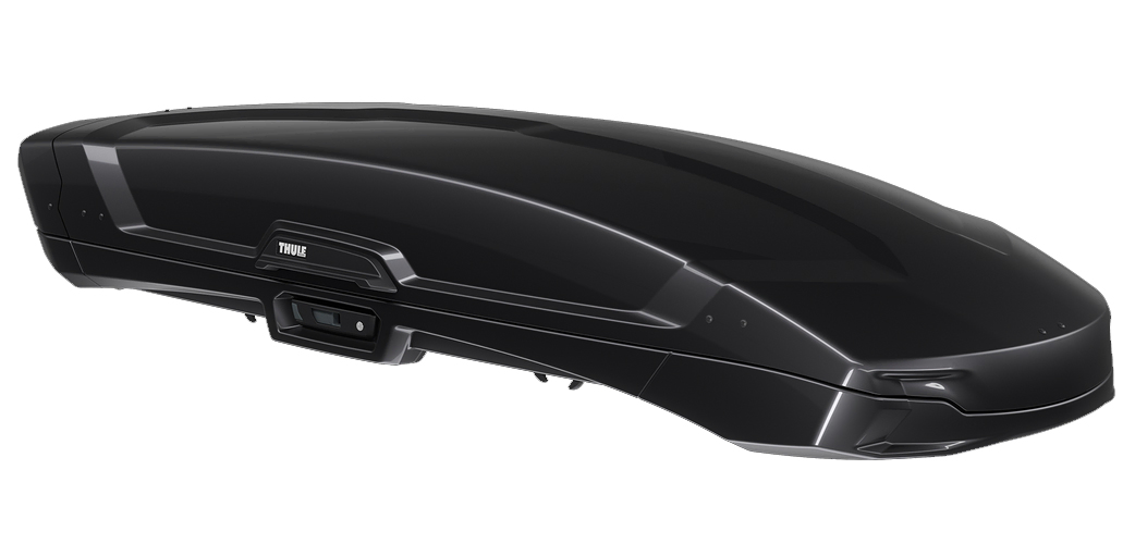 Thule Vector Large Stylish Areodynamic Cargo Roof Box In Black Matallic For Sale Car Roofboxes UK Colour Swatch