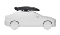 Thule Vector L - Large Roof Box Side Mounted View 