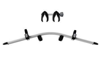 Thule VeloCompact 4th Bike Add On, Easy Mounting Additional Bike Adapter With Lockable Bike Frame Securing Arm