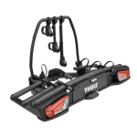 Thule VeloSpace 3 For 3 Bikes, High Capacity Towbar Mounted Cycle Carrier Ideal For Heaver E-Bikes